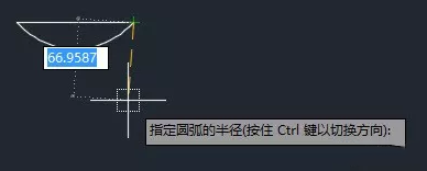繪制圓弧的時候為什么半徑有時需要設(shè)置為負數(shù)？